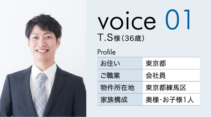 voice 01 T.S様（36歳）